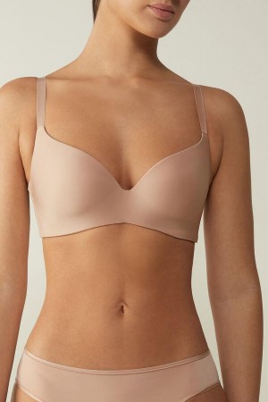 Intimissimi Adele Triangle in Ultralight Microfiber Melltartók Női Bézs | HUUT4634