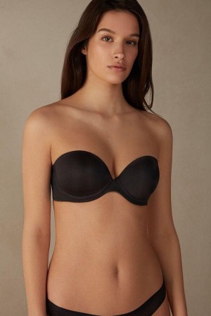 Intimissimi Anna Bandeau in Ultralight Microfiber Melltartók Női Fekete | HURW4843