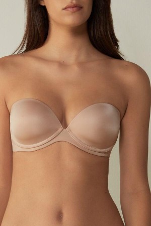 Intimissimi Anna Bandeau in Ultralight Microfiber Melltartók Női Bézs | HUUT4840