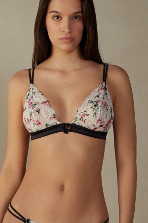 Intimissimi Bloom & Blossom Triangle Melltartók Női Fehér | HUUT4890