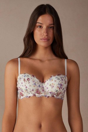 Intimissimi Dreaming of Spring Sofia Balconette Melltartók Női Fehér | HUMA5047